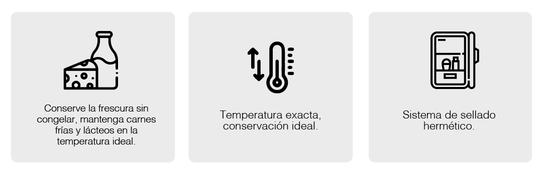 Nevecón 4 puertas Whirlpool 7501545587931 con 5 tecnologías, xpert inverter y con 592 litros de capacidad.